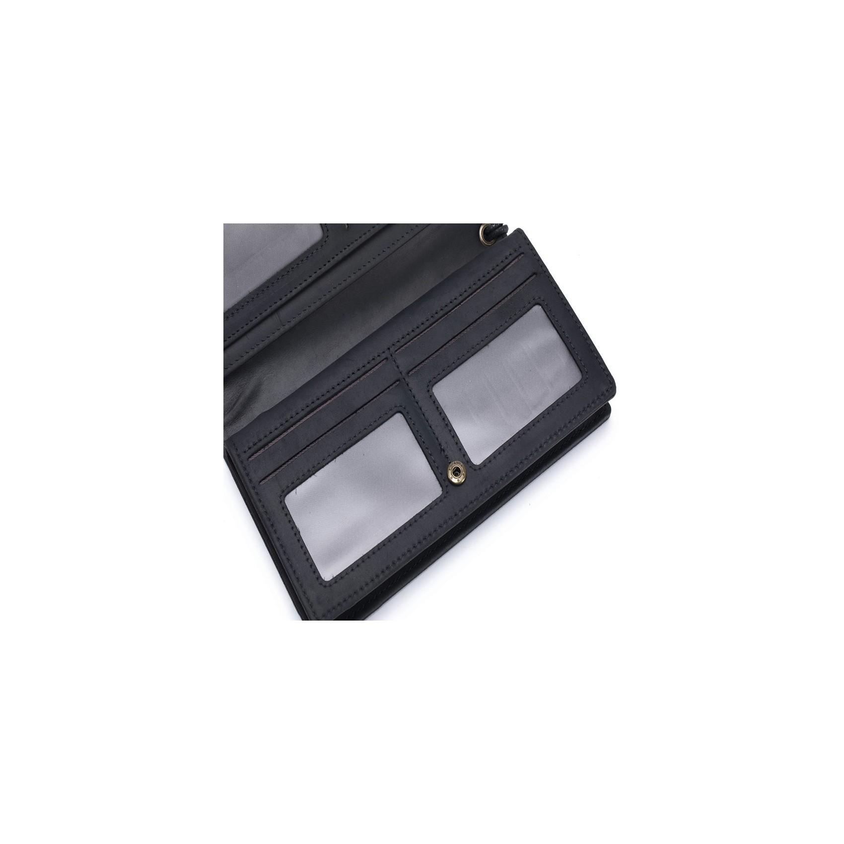 Чоловіче шкіряне портмоне Nevada чорне