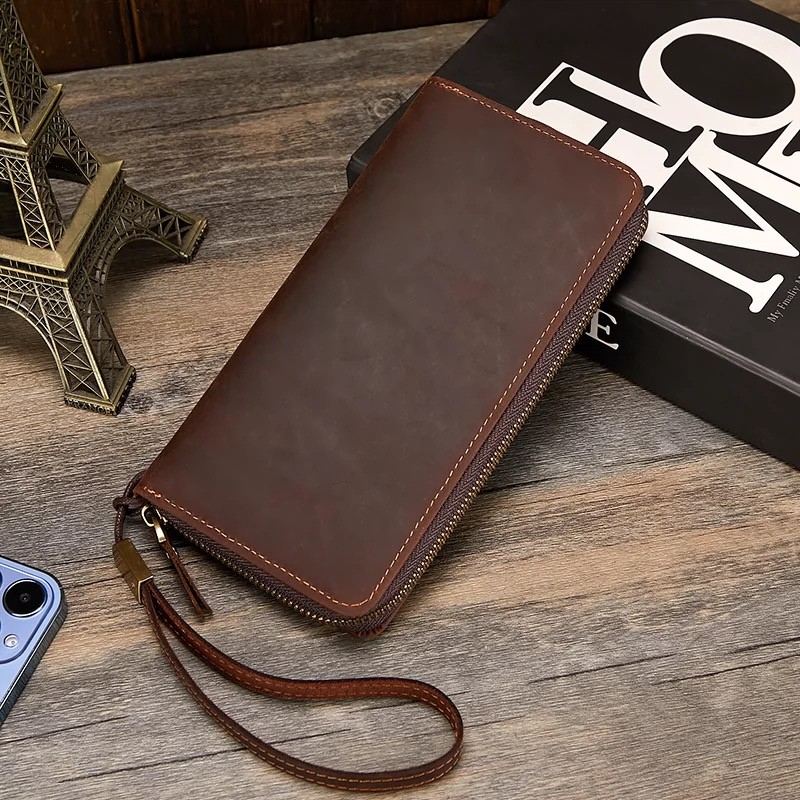 Мужское кожаное портмоне Texas темно-коричневое фото