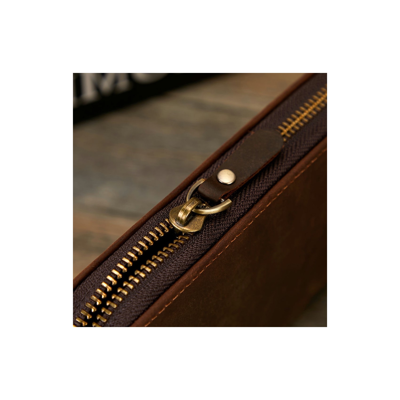 Мужское кожаное портмоне Texas темно-коричневое