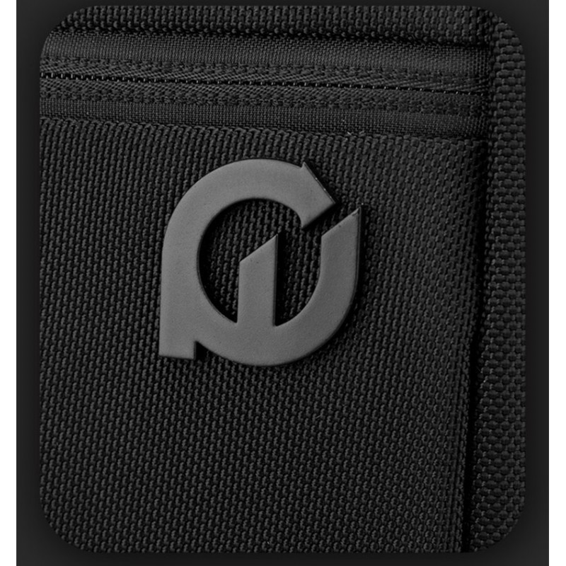 Чоловіча сумка слінг через плече Felix чорна - 8 фото