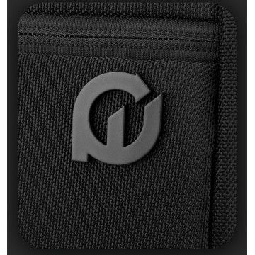 Чоловіча сумка слінг через плече Felix чорна фото