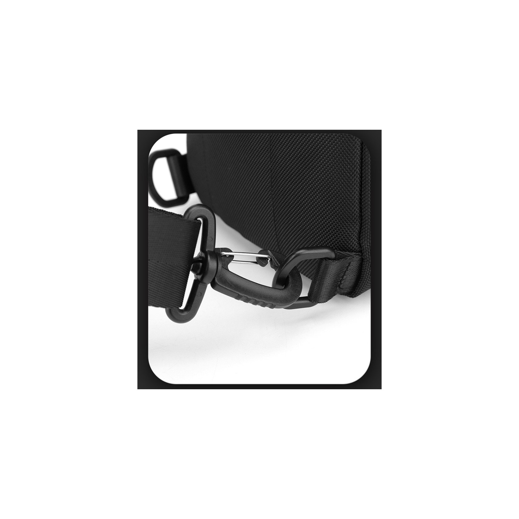 Чоловіча сумка слінг через плече Felix чорна