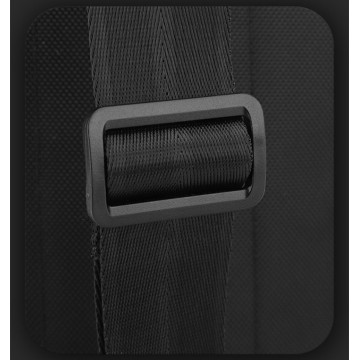 Чоловіча сумка слінг через плече Felix чорна фото