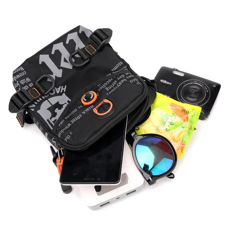 Чоловіча сумка барсетка Zack через плече чорна - 5 фото