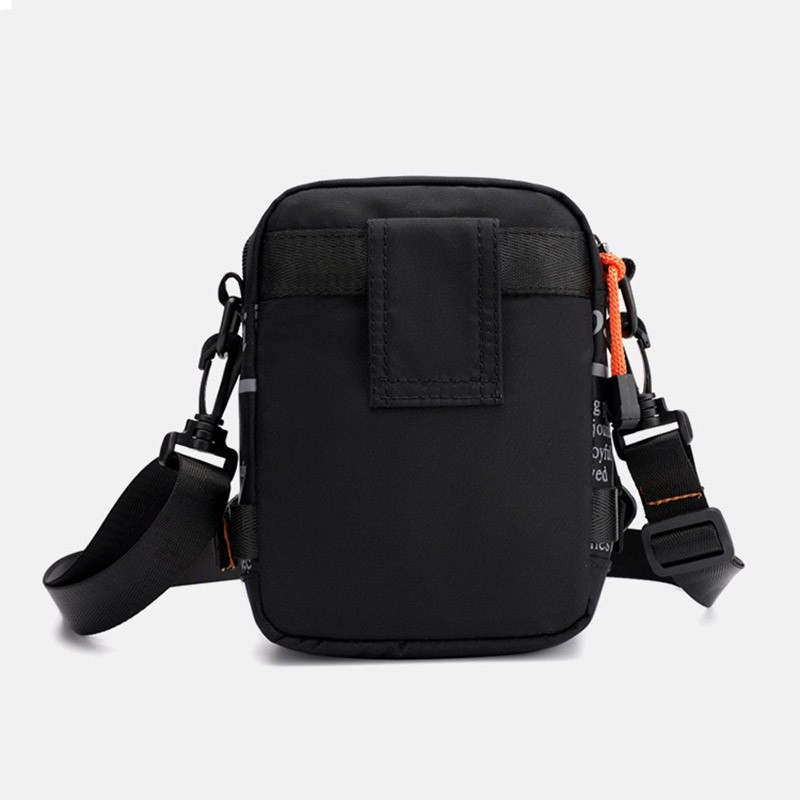 Чоловіча сумка барсетка Zack через плече чорна - 10 фото