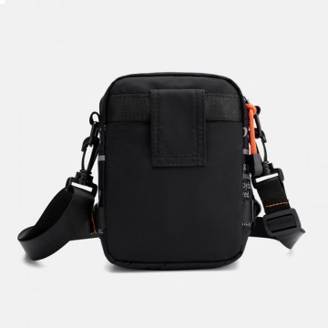 Чоловіча сумка барсетка Zack через плече чорна фото