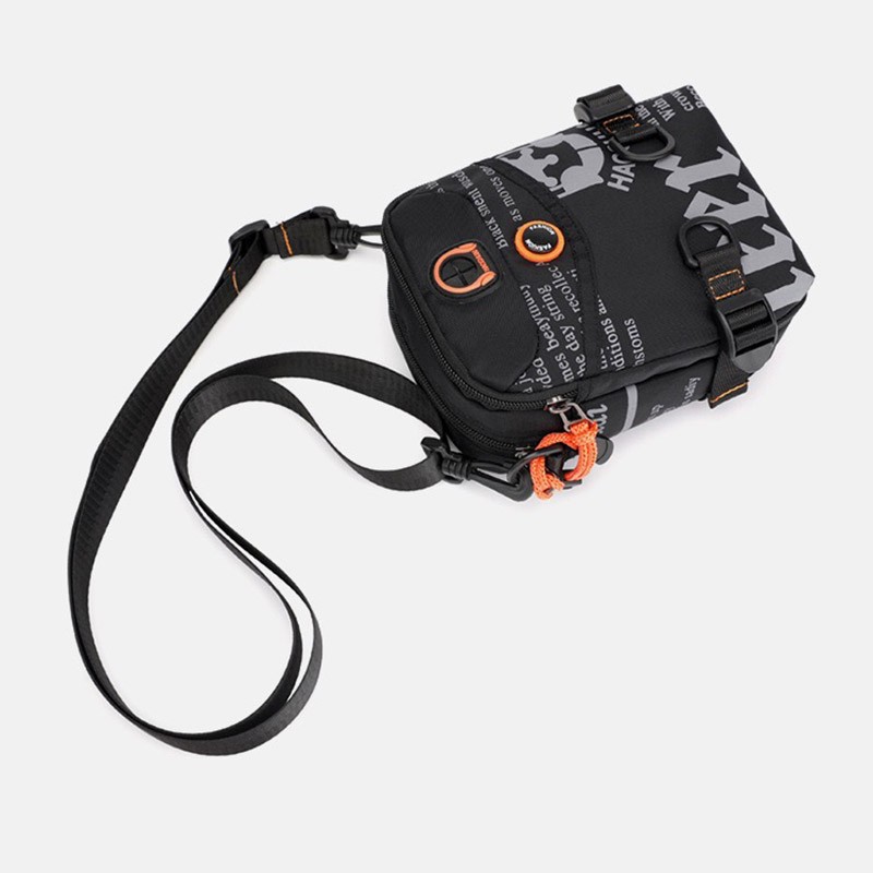 Чоловіча сумка барсетка Zack через плече чорна - 11 фото