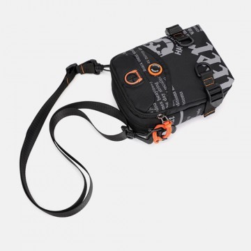 Чоловіча сумка барсетка Zack через плече чорна фото