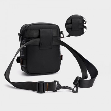 Мужская сумка барсетка Zack через плечо черная фото