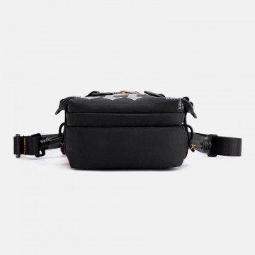 Чоловіча сумка барсетка Zack через плече чорна фото