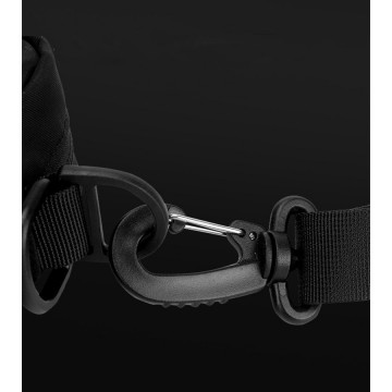 Чоловіча сумка барсетка Renton через плече чорна фото