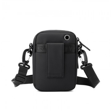 Мужская сумка барсетка Waltone через плечо черная фото