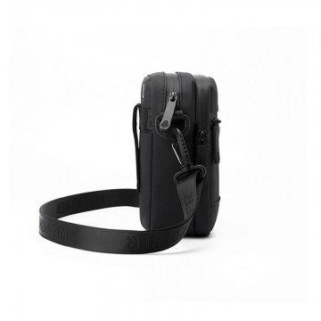 Чоловіча сумка барсетка Waltone через плече чорна фото