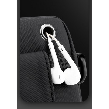 Мужская сумка барсетка Waltone через плечо черная фото