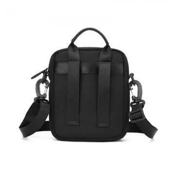 Чоловіча сумка барсетка через плече Henry чорна фото