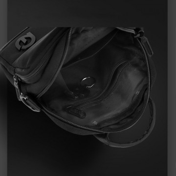 Мужская сумка барсетка через плечо Henry черная фото