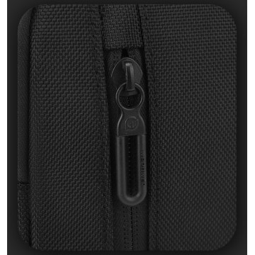 Мужская сумка барсетка через плечо Henry черная фото