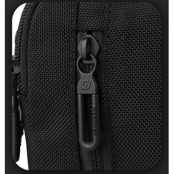 Мужская сумка барсетка через плечо Henry черная фото