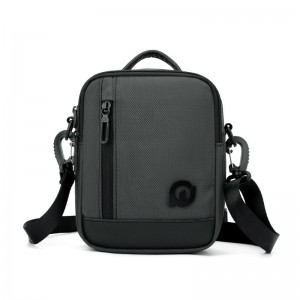 Чоловіча сумка барсетка через плече Henry сіра