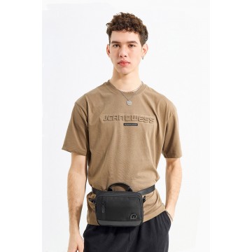 Чоловіча сумка барсетка через плече Marc чорна фото