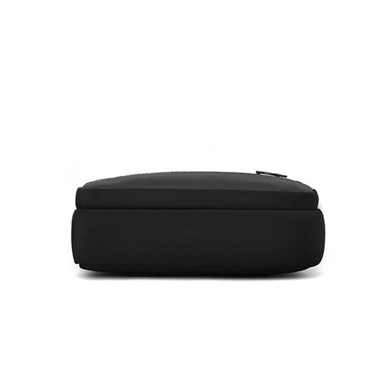 Мужская сумка барсетка через плечо Marc черная - 7 фото