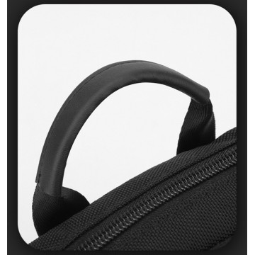 Мужская сумка барсетка через плечо Marc черная фото