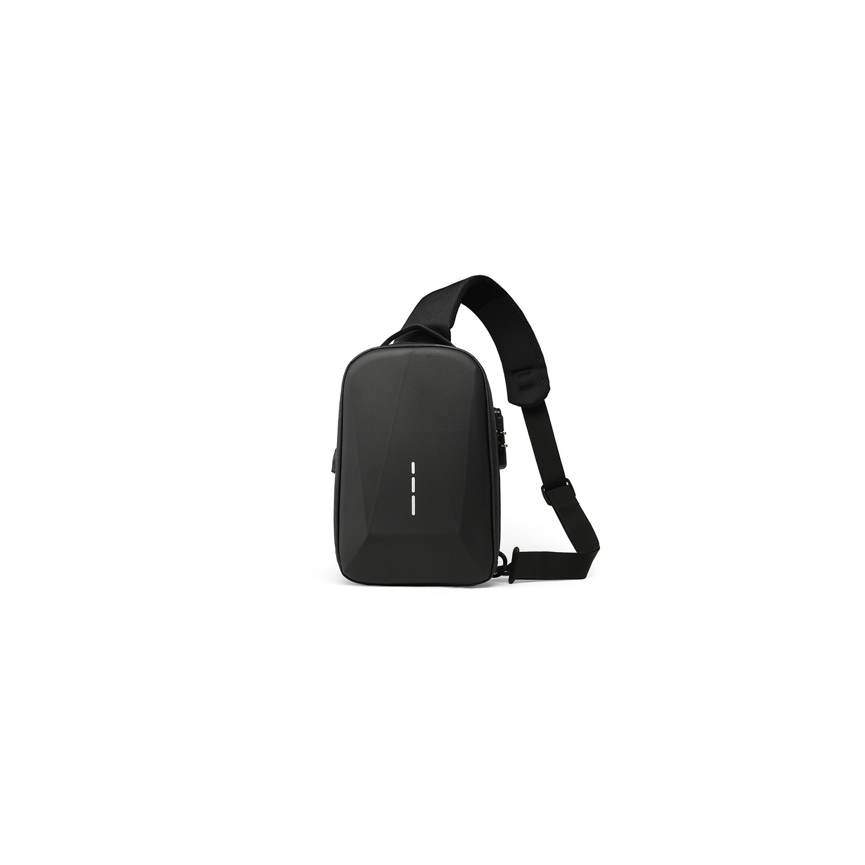 Чоловіча сумка слінг через плече Breton чорна