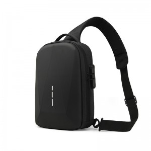 Мужская сумка слинг через плечо Breton черная