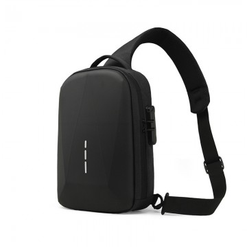 Мужская сумка слинг через плечо Breton черная фото