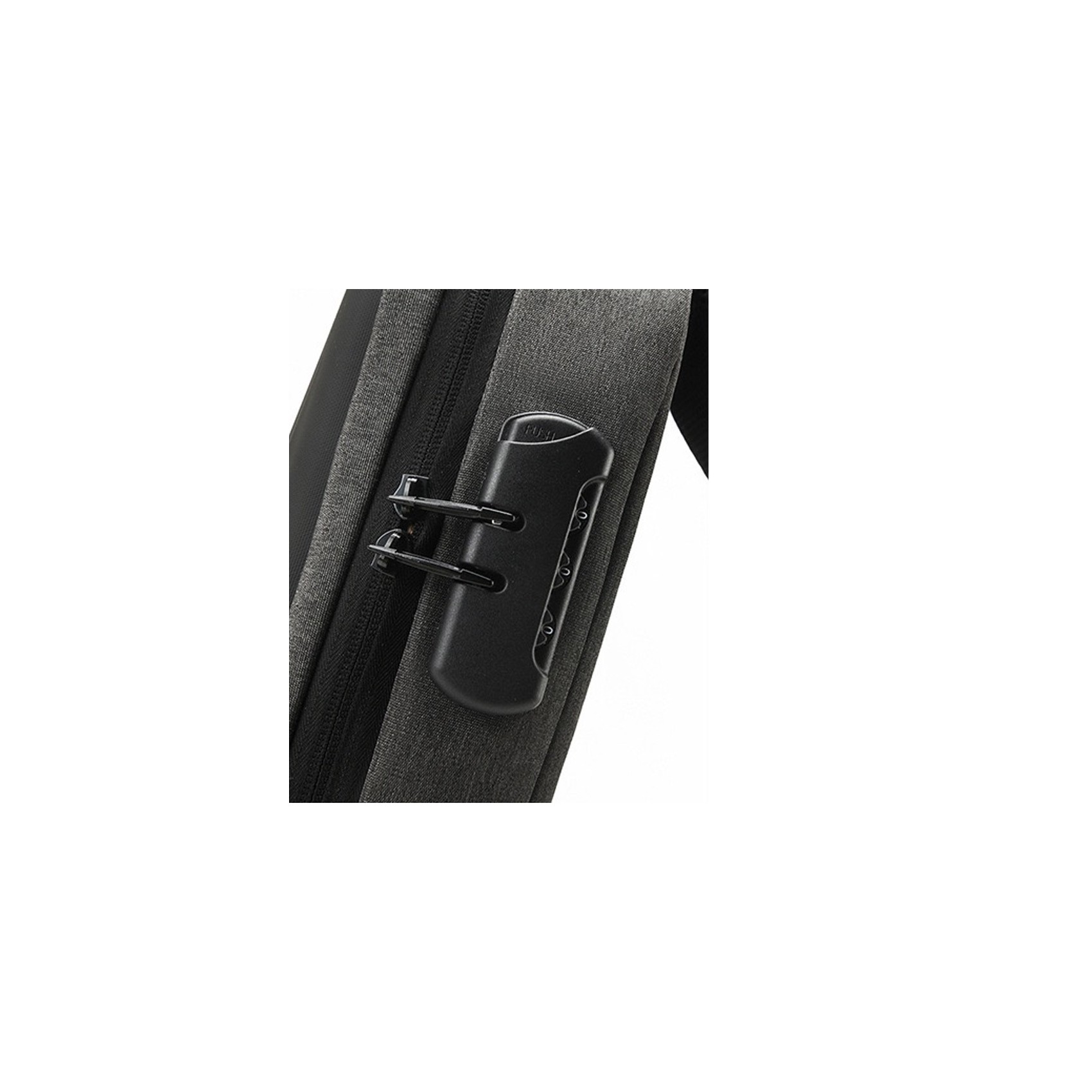 Мужская сумка слинг через плечо Breton черная