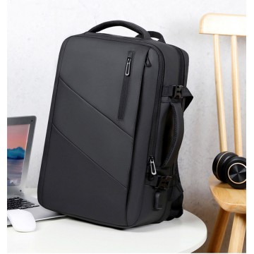 Чоловічий рюкзак Quentin чорний фото