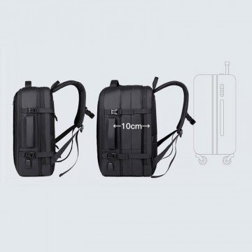 Чоловічий рюкзак Quentin чорний фото