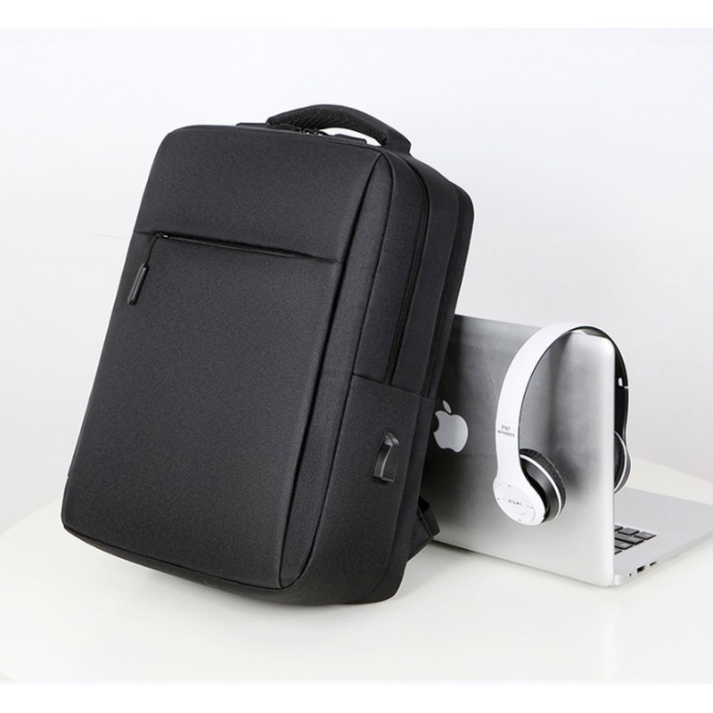 Мужской рюкзак для ноутбука Edelman черный - 2 фото