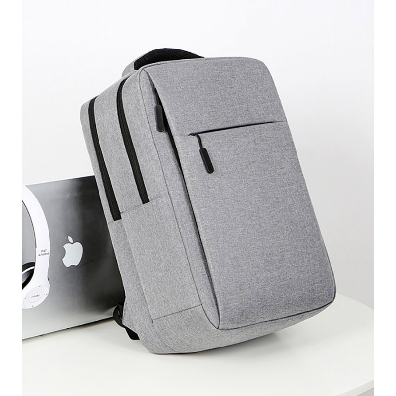 Чоловічий рюкзак для ноутбуку Edelman сірий - 2 фото