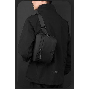 Сумка бананка на пояс Malcolm чорна