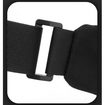 Сумка бананка на пояс Malcolm черная фото