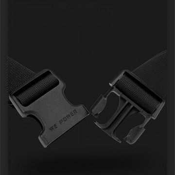 Сумка бананка на пояс Malcolm чорна фото