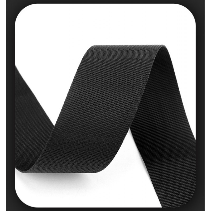 Сумка бананка на пояс Malcolm черная - 9 фото