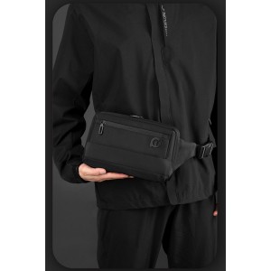 Сумка бананка на пояс Martin чорна