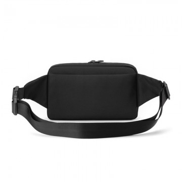 Сумка бананка на пояс Martin черная фото