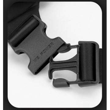 Сумка бананка на пояс Martin чорна фото