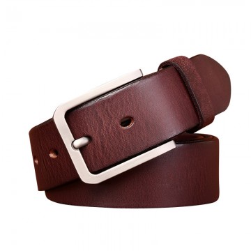 Чоловічий шкіряний ремінь Wingfield темно-коричневий фото