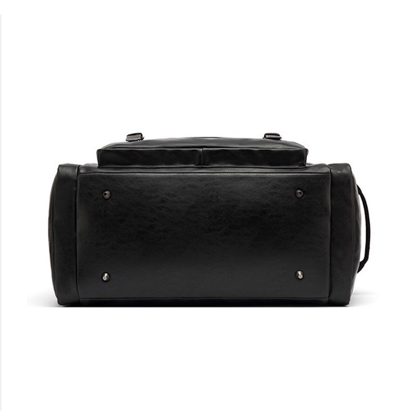 Чоловіча дорожня сумка Tobias чорна - 6 фото