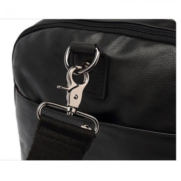 Чоловіча дорожня сумка Tobias чорна фото