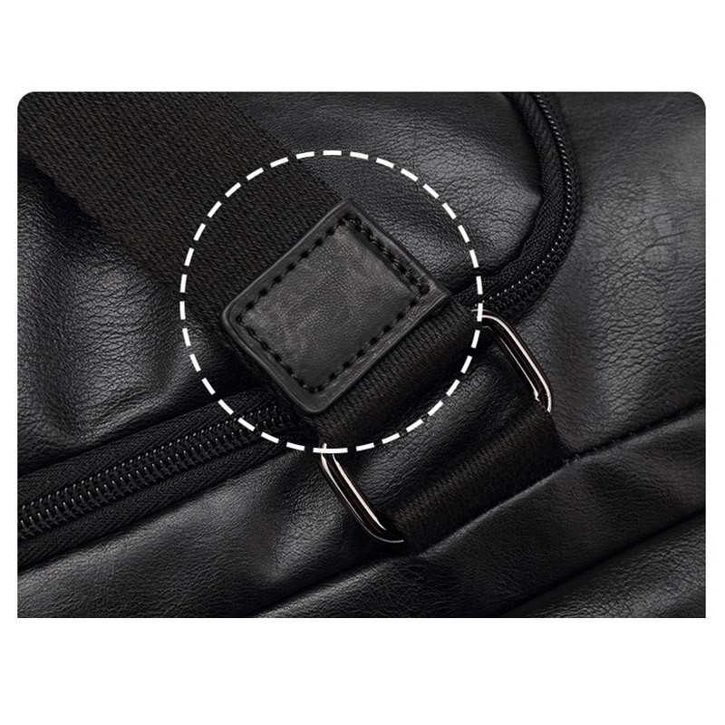 Мужская дорожная сумка Tobias черная - 17 фото