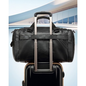 Чоловіча дорожня сумка Tobias чорна фото