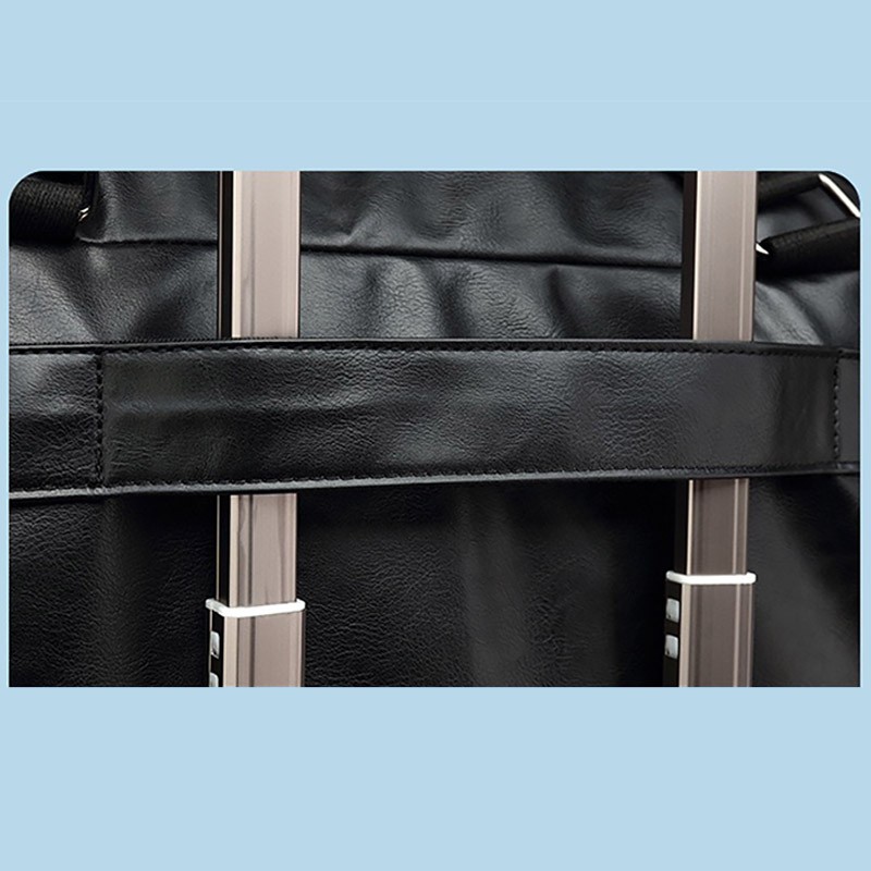 Чоловіча дорожня сумка Tobias чорна - 20 фото