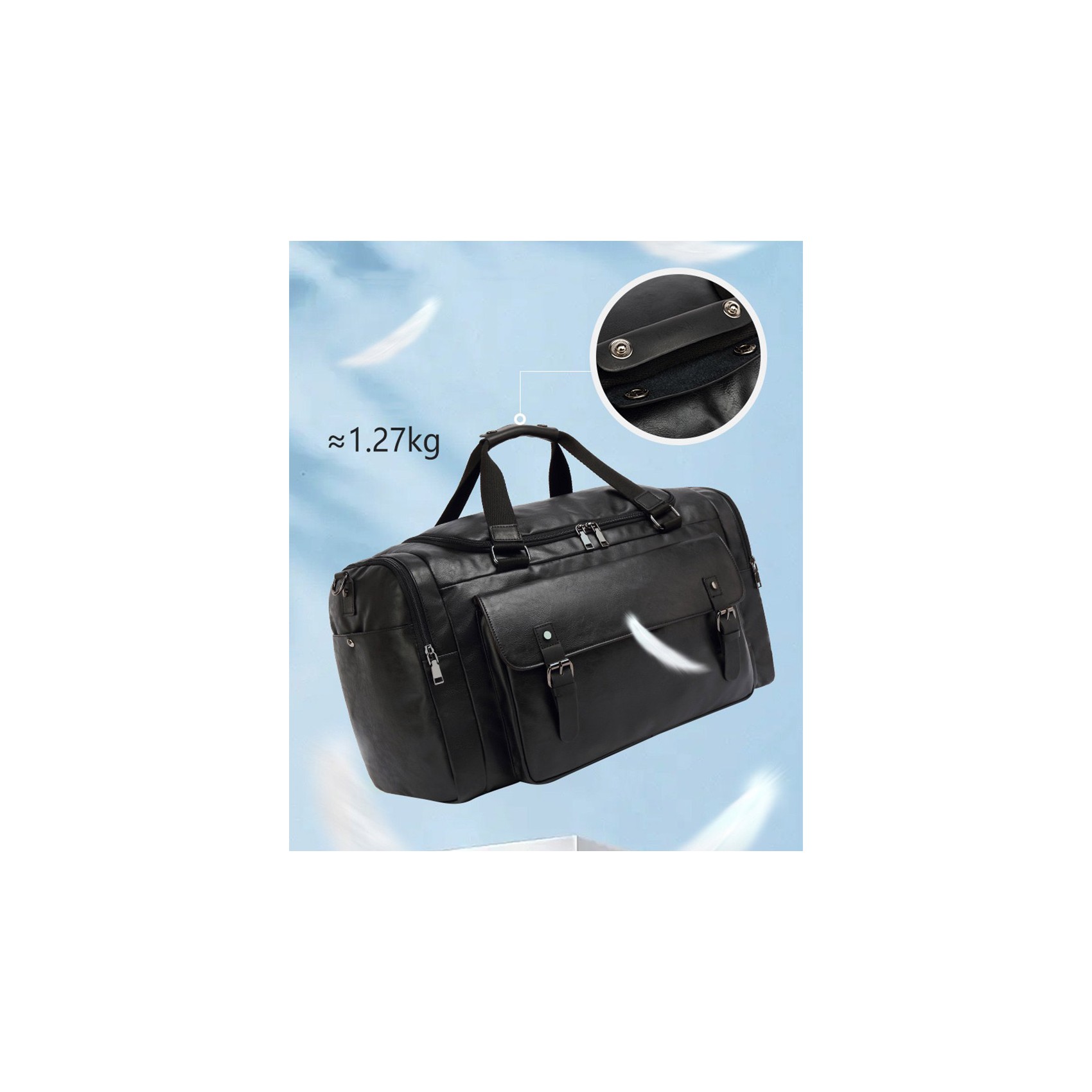 Мужская дорожная сумка Tobias черная