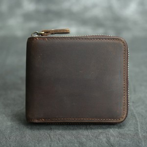 Чоловічий шкіряний гаманець Grant темно-коричневий
