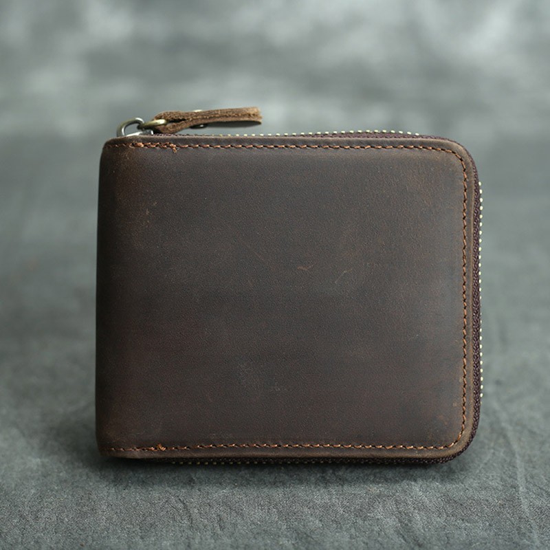 Чоловічий шкіряний гаманець Grant темно-коричневий